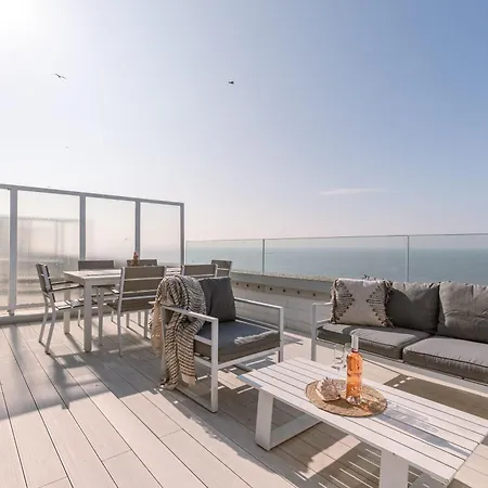Huswell - Bright Penthouse With Two Terraces And Sea View 블랑켄베르크